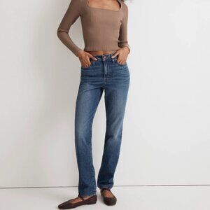 Madewell Jeans 24 Blue The Perfect Vintage Jean Decatur Wash Tapered Mom Jeans